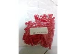 ปลอกหุ้มหางปลา 1.25สีแดง 