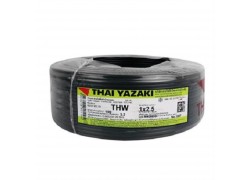 สายไฟ THW 1x2.5 สีดำ