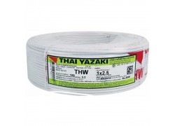 สายไฟ THW 1x2.5 สีขาว