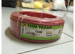 สายไฟ THW 1x1.5 สีแดง