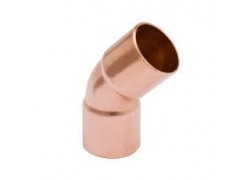 ข้องอทองแดง45 1-1/8"