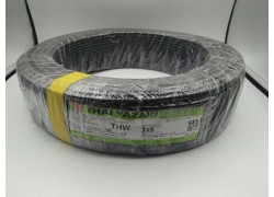 สายไฟ THW  1x6 สีดำ