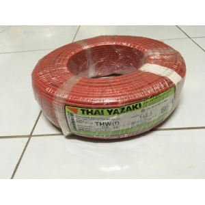 สายไฟ THW (F) 1x2.5 สีเเดง