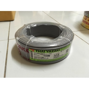 สายไฟ THW 1x1.5 สีเทา