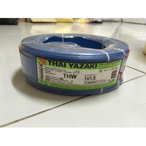 สายไฟ THW 1x1.5 สีน้ำเงิน