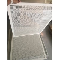  Perforate Air Grille 32"x30" สีขาว