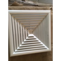หัวจ่าย 4ทาง 14"x14" สีขาว